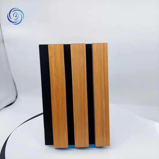 홈 인테리어용 맞춤형 목재 음향 패널 내화 목재 베니어 벽 패널