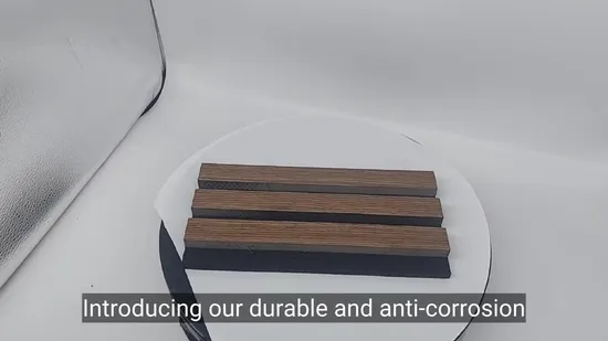 건축 자재용 방음 어쿠스틱 목재 벽 패널 내화 목재 베니어 벽 패널