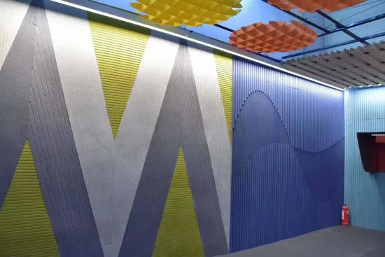 AG. Acoustic China 우수한 품질의 실내 벽 천장 디자인 목재 울 음향 천장 패널(사무실 회의실용)