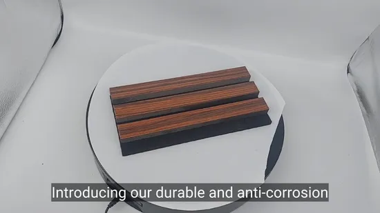 하모니 우드 슬랫 어쿠스틱 패널 방음 벽 장식