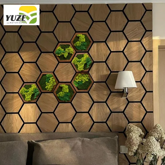 혁신적인 모던 디자인 Akupanel 음향 벽 패널 플라스틱 방음 목재 미학 거실 침실 3D 모델